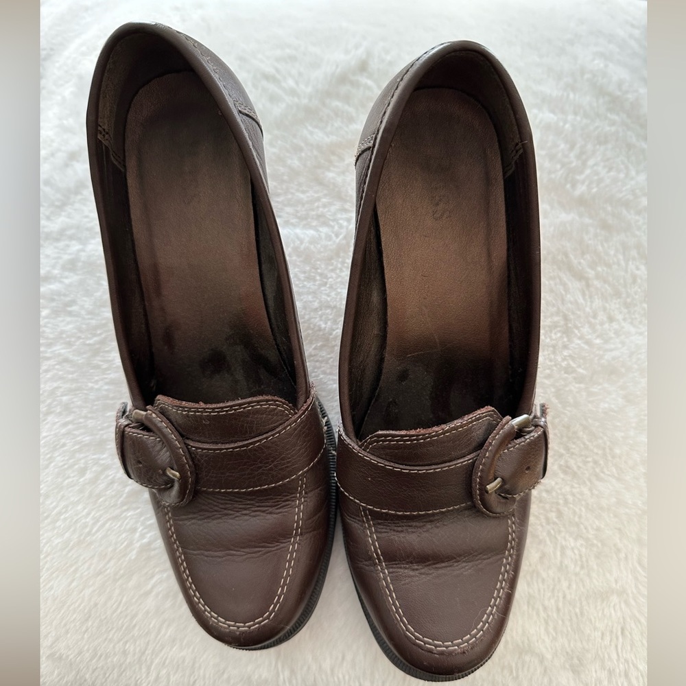 Bass heeled loafers - brown 7M - Picture 7 of 8